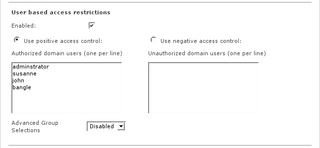 Explicit authentication with HTTP advanced proxy